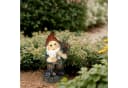relaxdays Gartenzwerg mit Eichelkörbchen - Wetterfest Kunststein Bild 5