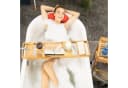 RELAXDAYS Badewannenablage & Serviertablett 2in1 Bambus Bild 1