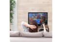 relaxdays TV-Regal TV Board mit Ablage Braun/Schwarz Industrial Stil Bild 3