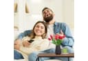 relaxdays TV-Regal TV Board mit Ablage Braun/Schwarz Industrial Stil Bild 5