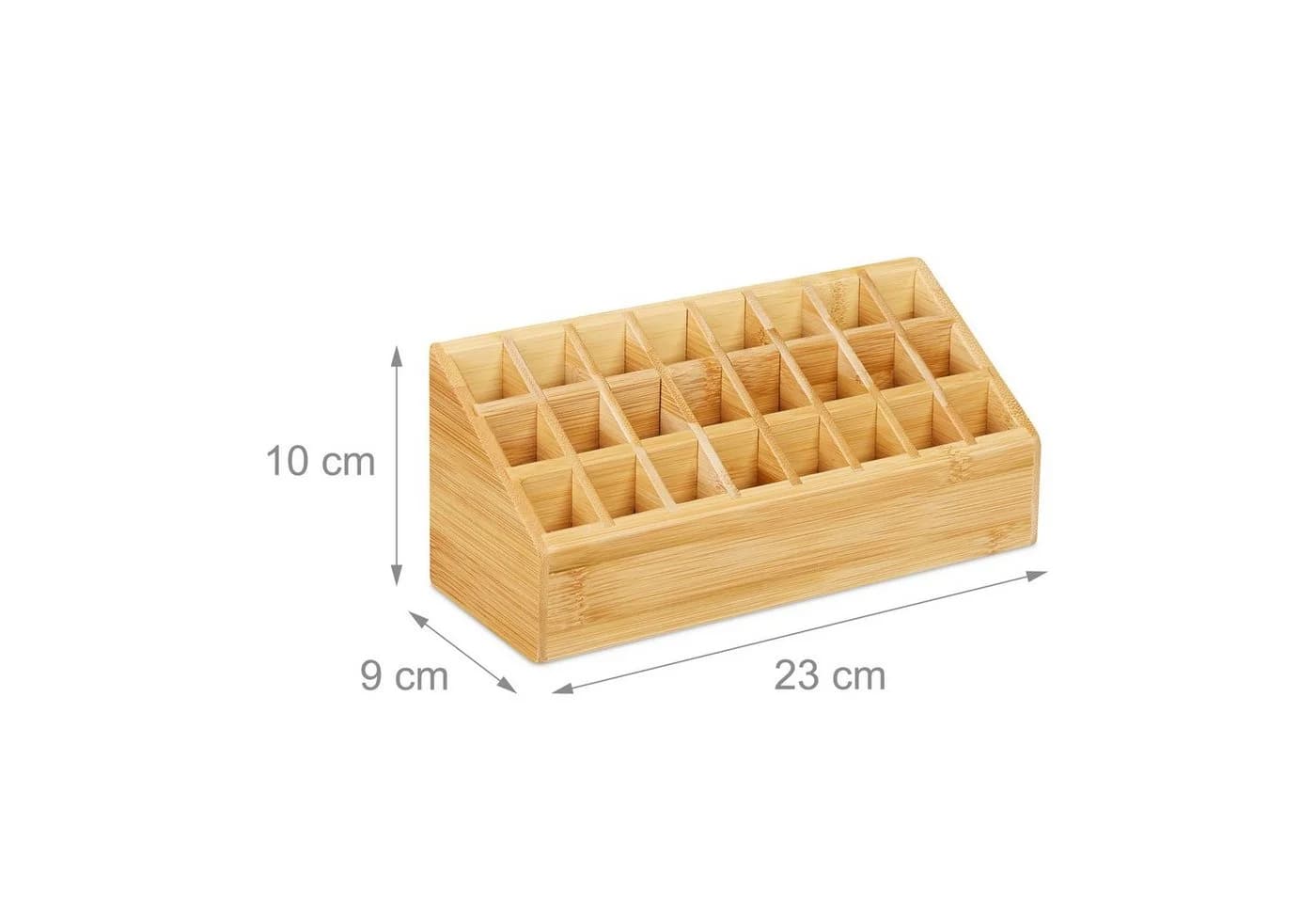 RELAXDAYS Make-Up Organizer Lippenstifthalter 24 Fächer Bambus - Bild 4