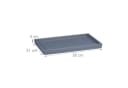 relaxdays Betttablett Bambus Grau mit ausklappbaren Beinen Bild 5