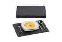 relaxdays Servierplatte Schiefer 6er Set grau Bild 2
