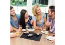 relaxdays Servierplatte Schiefer 6er Set grau Bild 3