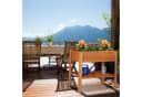 relaxdays Hochbeet Holz hellbraun Bild 1