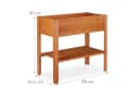 relaxdays Hochbeet Holz hellbraun Bild 4