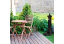relaxdays Gartenbrunnen Antik Säule XXL Dunkelbraun/Gold Bild 5
