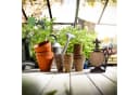 relaxdays Fadenspule Gusseisen Schnurhalter antik Dunkelbraun Bild 1