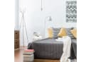 relaxdays Nachttisch weiß mit Schublade, skandinavisches Design Bild 3