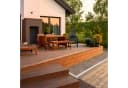 relaxdays Grillkamin Terrassenofen mit Grill Schwarz Bild 5