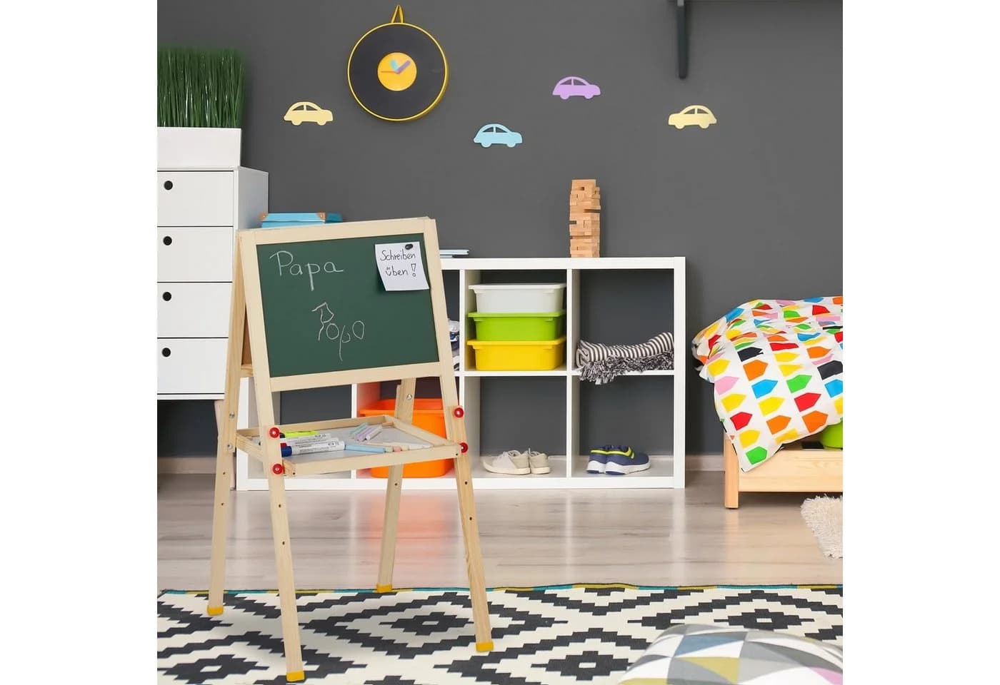 relaxdays Standtafel Kinder mit Whiteboard höhenverstellbar - Bild 3