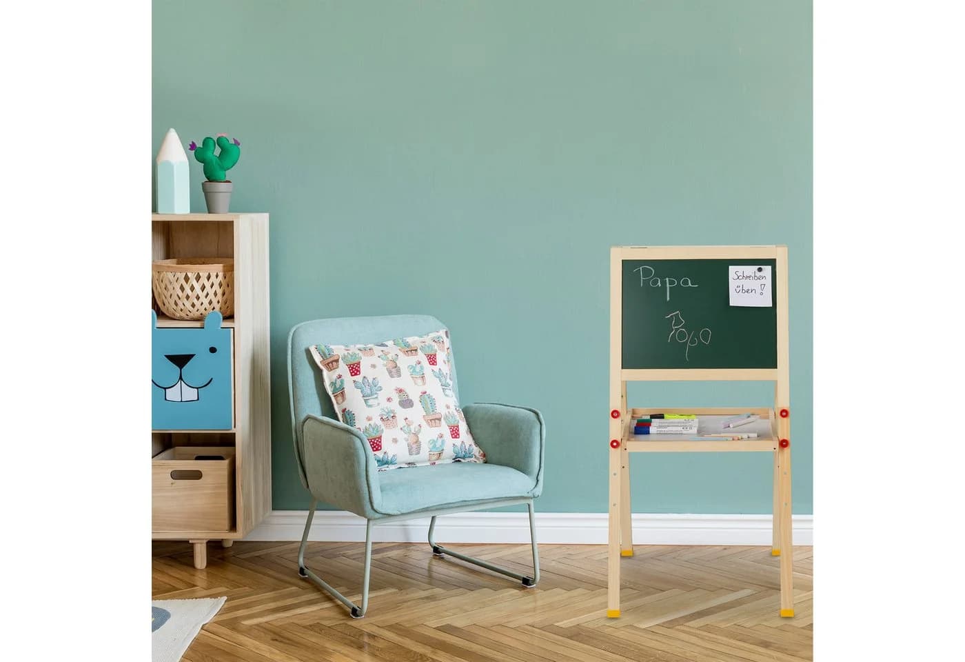 relaxdays Standtafel Kinder mit Whiteboard höhenverstellbar - Bild 5