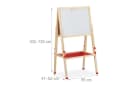 relaxdays Standtafel Doppelseitig für Kinder Höhenverstellbar Bild 4