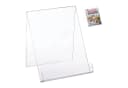 relaxdays Kochbuchhalter Buchaufsteller Transparent Acryl DIN A4 Bild 2