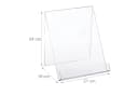 relaxdays Kochbuchhalter Buchaufsteller Transparent Acryl DIN A4 Bild 4