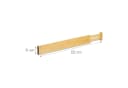 relaxdays Schubladentrenner Bambus 4er Set Natur Bild 4