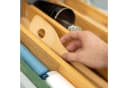 relaxdays Schubladentrenner Bambus 4er Set Natur Bild 5