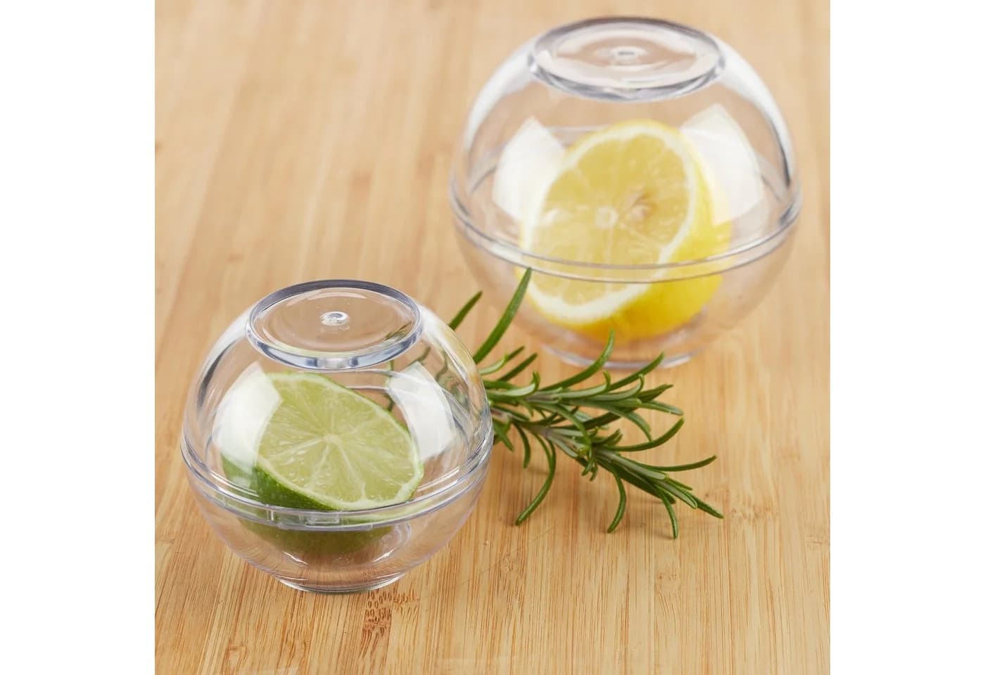 relaxdays Zwiebeldose 2er Set Transparent Kunststoff mit Drehverschluss - Bild 5