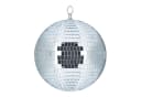 relaxdays Discolicht Discokugel 20 cm Silber Bild 2