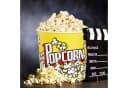 relaxdays Popcorn Eimer 6er Set Gelb Retro Kunststoff Bild 1