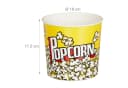 relaxdays Popcorn Eimer 6er Set Gelb Retro Kunststoff Bild 4
