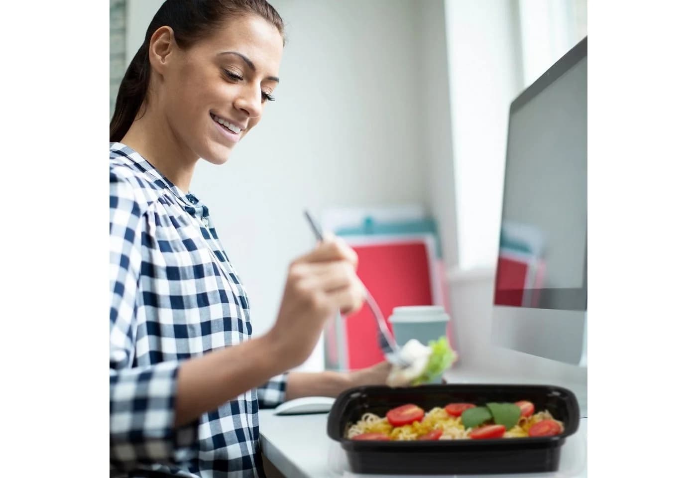 relaxdays Lunchbox 10er Set Meal Prep Boxen Schwarz Transparent - Bild 5