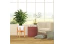 relaxdays Blumenständer Bambus verstellbar Natur Bild 1