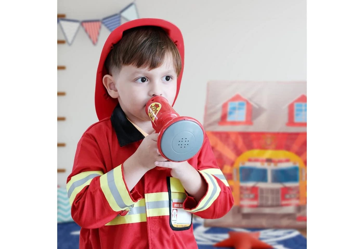 relaxdays Feuerwehr Spielzelt Kinderzelt - Bild 3