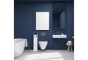relaxdays Toilettenpapierhalter Stehend Weiß Landhaus Stil Bild 3
