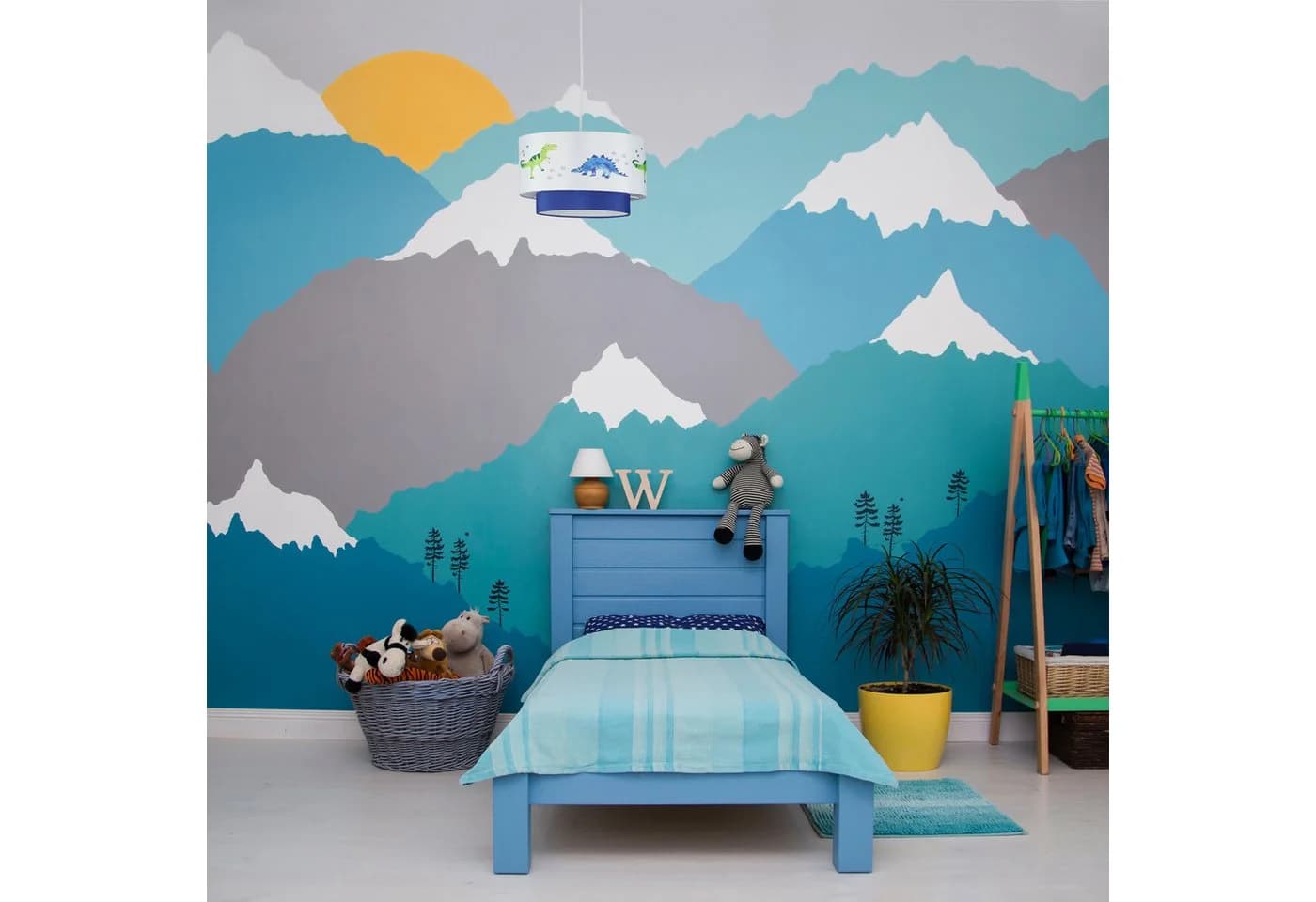 relaxdays Dino Hängelampe Kinderzimmer