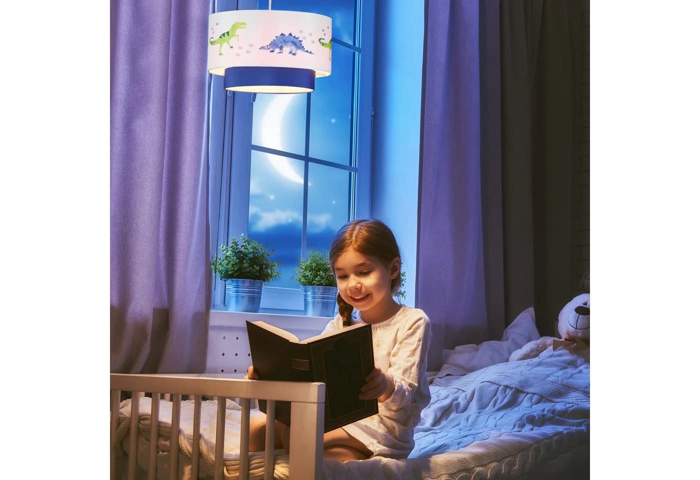 relaxdays Dino Hängelampe Kinderzimmer - Bild 5