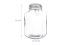 relaxdays Einmachglas 3L Glas Drahtbügel 2er Set Bild 4