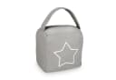 relaxdays Türstopper 4er Set Grau Stern Polyester Bild 2