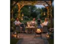 RELAXDAYS Feuerschale Aztekenofen für Garten grau Bild 1