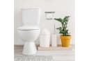 relaxdays Toilettenpapierhalter mit Ablage Silber Bild 1