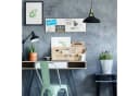 relaxdays Memoboard Magnettafel Glas Weiß Bild 1