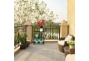 Relaxdays Blumenregal Metall Klappbar Schwarz Bild 3