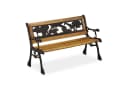 relaxdays Kinder Gartenbank mit Tier-Motiv Natur Bild 2