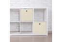 relaxdays Aufbewahrungsbox 6er Set Beige Stoff Bild 1