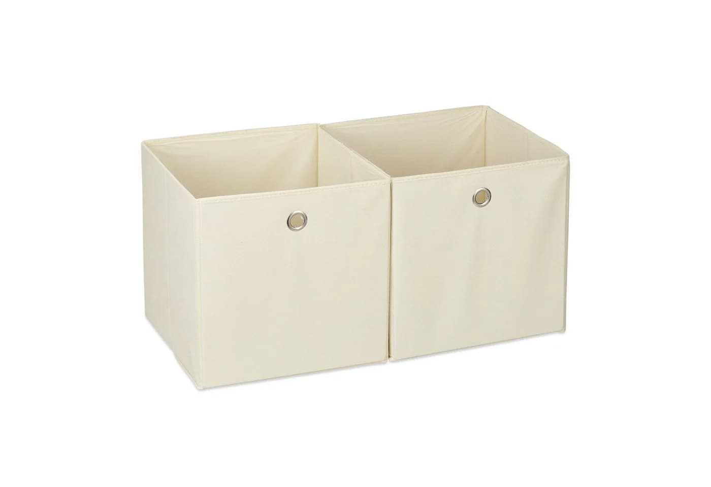 relaxdays Aufbewahrungsbox 6er Set Beige Stoff - Bild 2