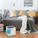 relaxdays Aufbewahrungsbox 6er Set Beige Stoff Bild 5