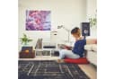 relaxdays Aufbewahrungsbox 4er Set Stoff Grau Faltbar Bild 3