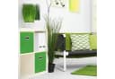 relaxdays Aufbewahrungsbox 4er Set Stoff Weiß Faltkorb mit Griffen Bild 5