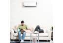 relaxdays Beistelltisch Glas mit Rollen Silber Transparent Bild 1
