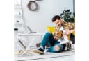 relaxdays Zeitungsständer aus Holz Weiß Bugholz Bild 1