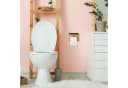 relaxdays Toilettenpapierhalter mit Ablage aus Bambus Bild 1