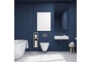 relaxdays Toilettenpapierhalter aus Walnussholz mit Ersatzrollenhalter Bild 5