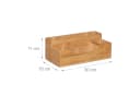 relaxdays Schreibtisch Organizer aus Bambus mit 7 Fächern Bild 4
