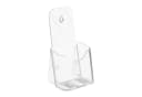 relaxdays Flyer-Aufsteller DIN Lang Transparent 2er-Pack Acryl Bild 2