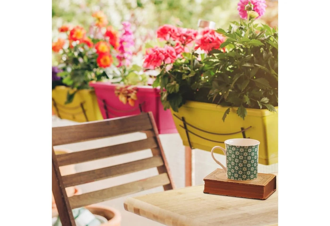 relaxdays Beistelltisch Klapptisch Bambus - Bild 5